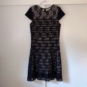 Whimsigoth floral striped dress